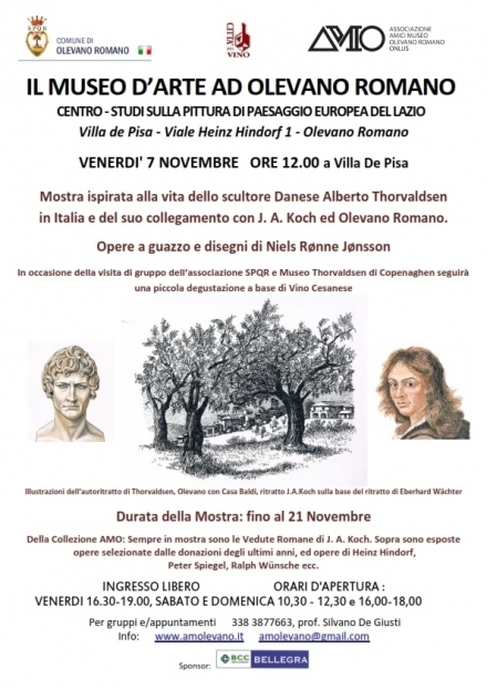 Alberto Thorvaldsen e Olevano Romano - Museo Civico d'Arte OLEVANO RM